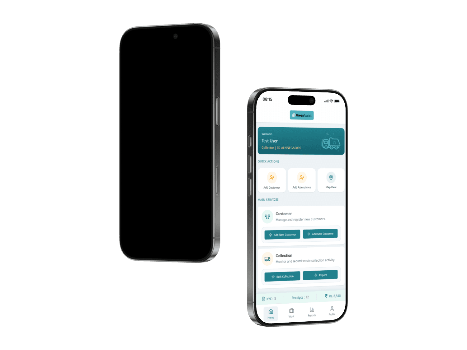 GreenAssist mobile app